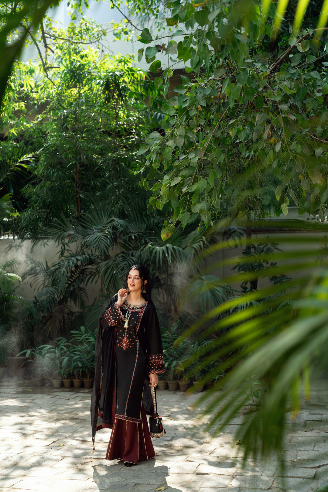 Omal by Komal Pret 3 Piece Cotton Susi Suit Marjan - Festive Collection