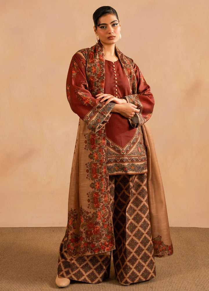 Retro by Maria Osama Khan Pret Printed Lawn 3 Piece Suit Berra