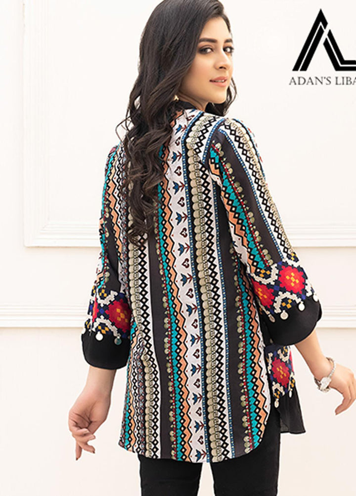 Adan's Libas Printed Lawn Stitched Kurtis AL21RT D-03
