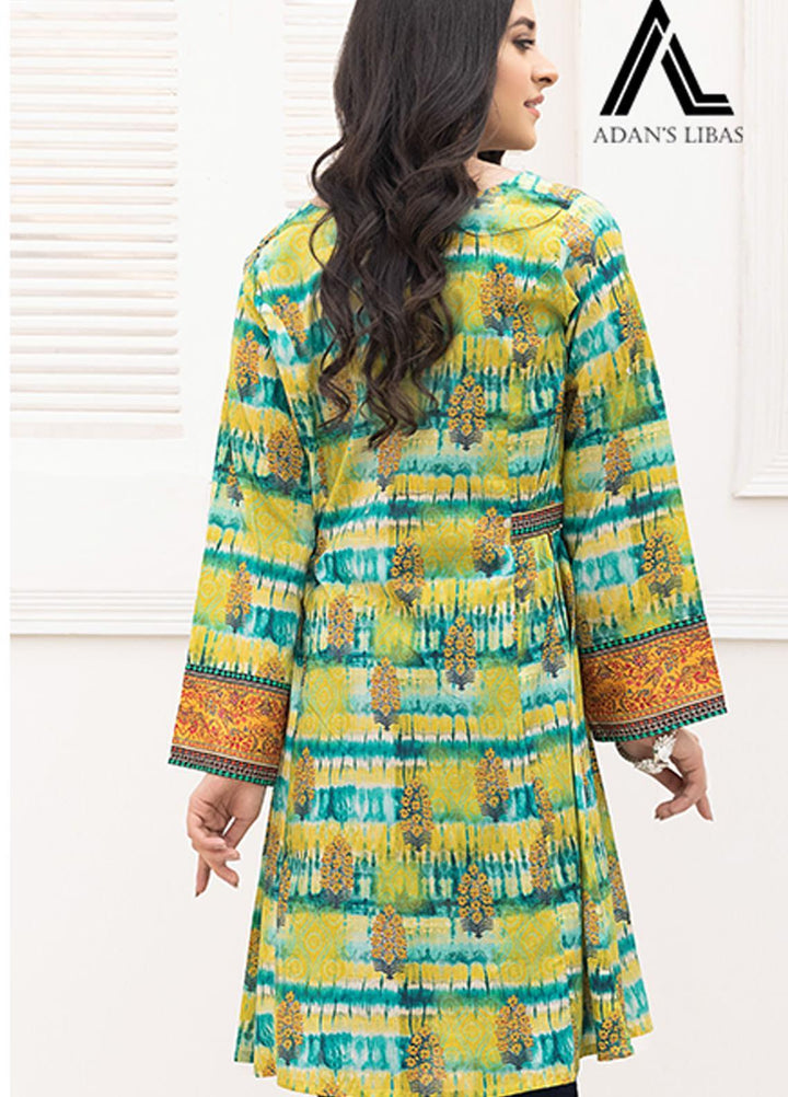 Adan's Libas Printed Lawn Stitched Kurtis AL21RT D-11