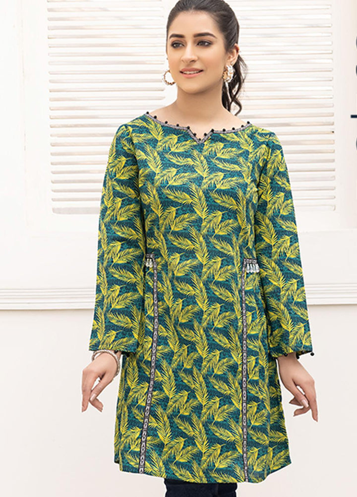 Adan's Libas Printed Lawn Stitched Kurtis AL21RT D-16