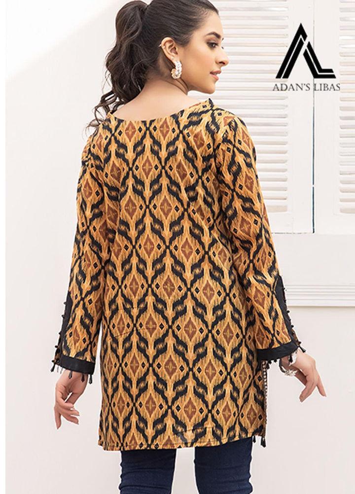 Adan's Libas Printed Lawn Stitched Kurtis AL21RT D-17