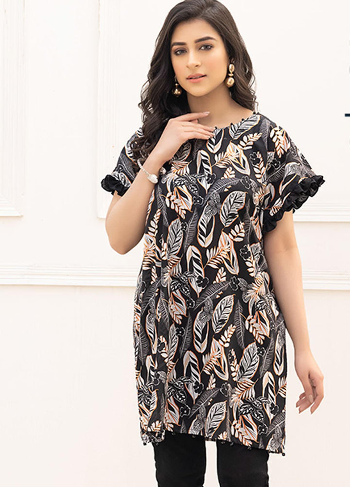Adan's Libas Printed Lawn Stitched Kurtis AL21RT D-24