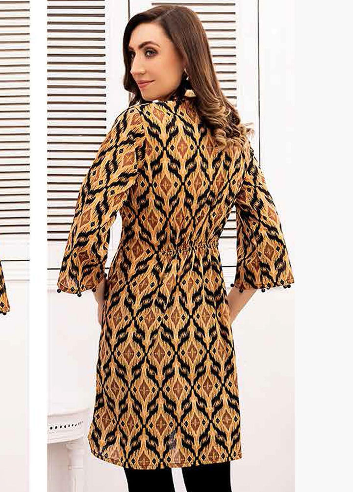 Adan's Libas Printed Lawn Stitched Kurtis D-05