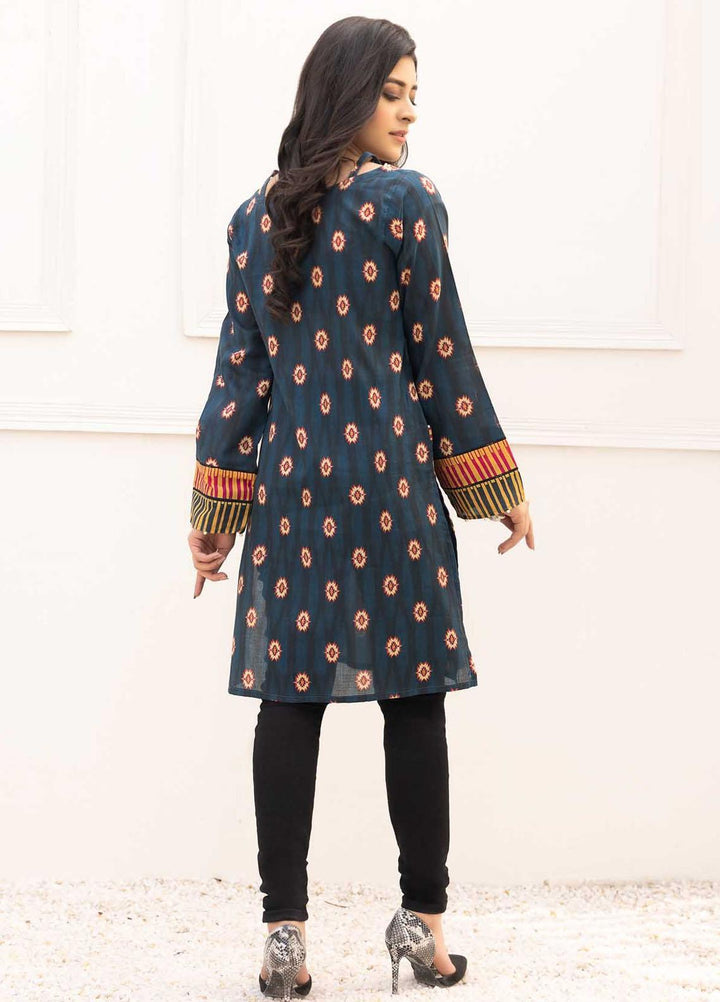 Adan's Libas Printed Lawn Stitched Kurtis D-11