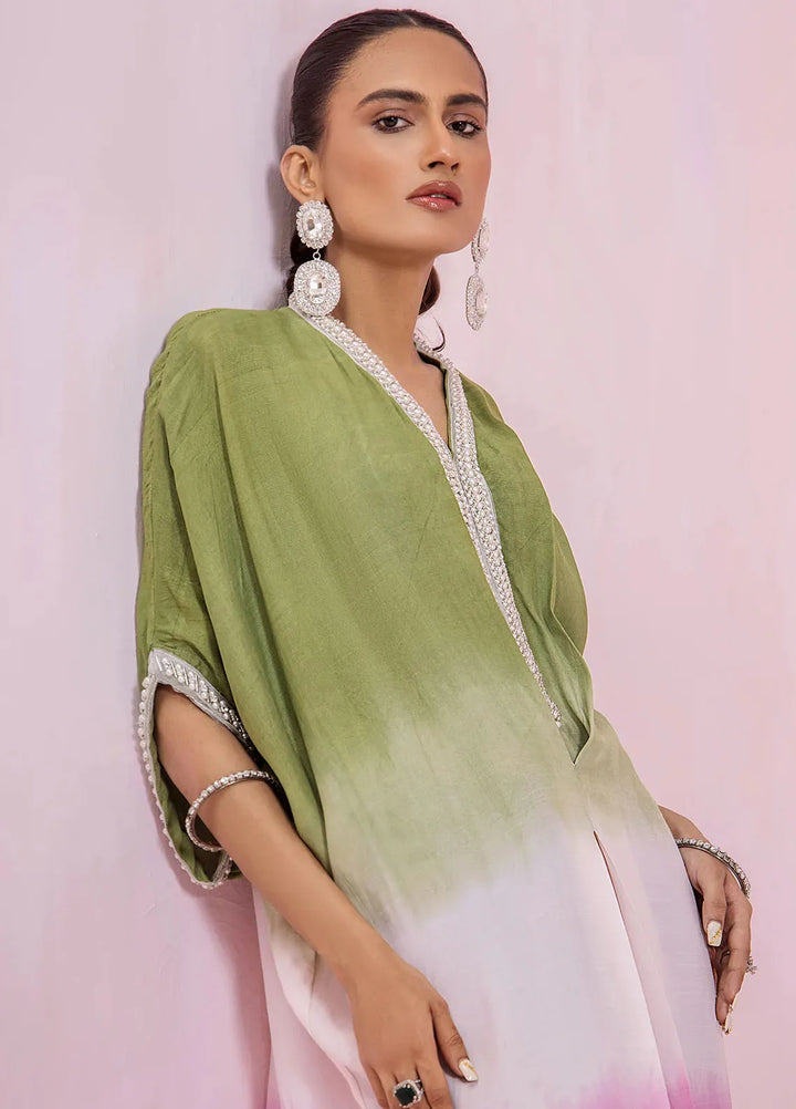 Retro Pret Casual Raw Silk Kaftan RKF03