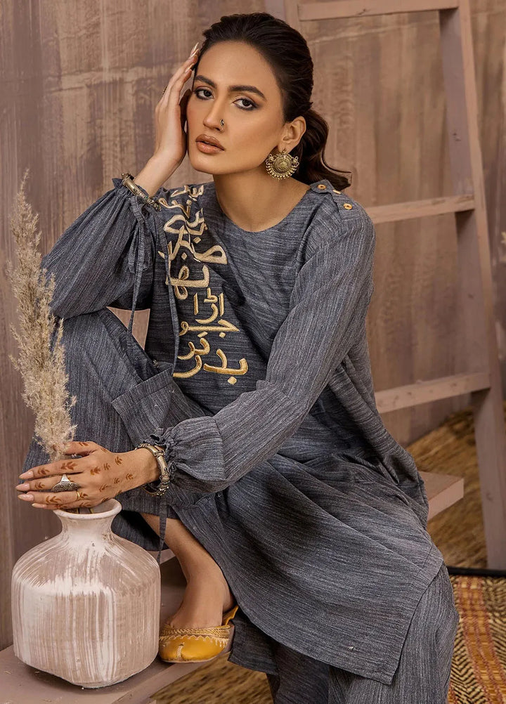 Retro Pret Embroidered Cotton 2 Piece Suit RND11