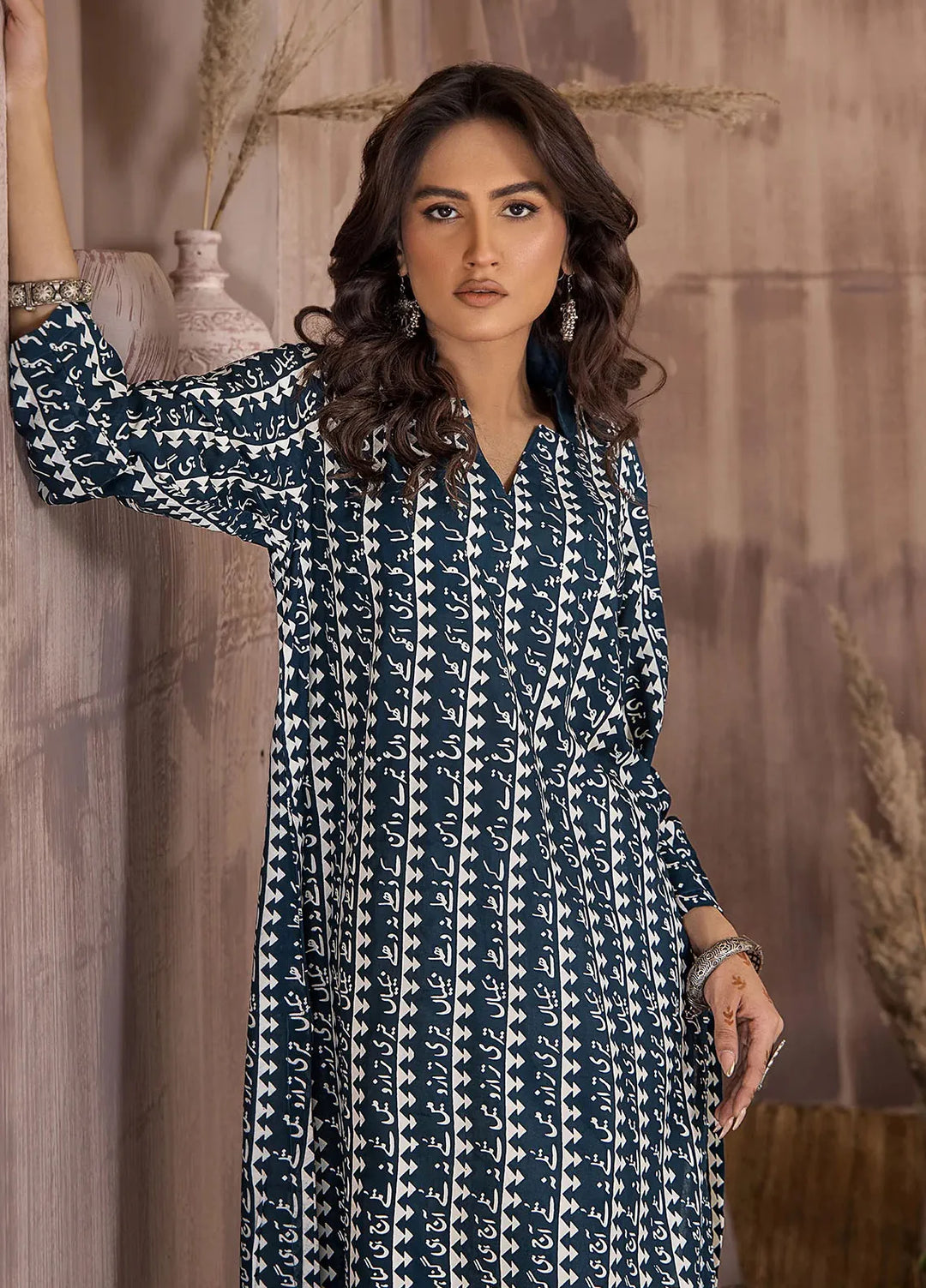 Retro Pret Printed Cambric Kurti RND02