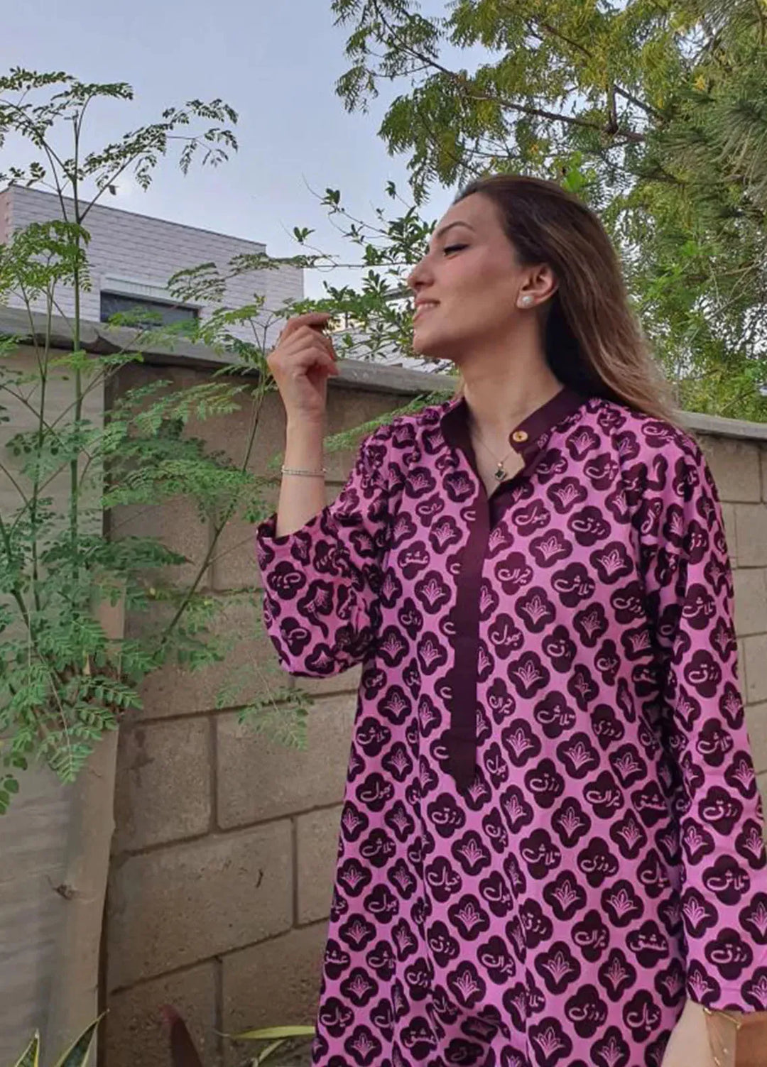 Retro Pret Printed Cotton Kurti RND14