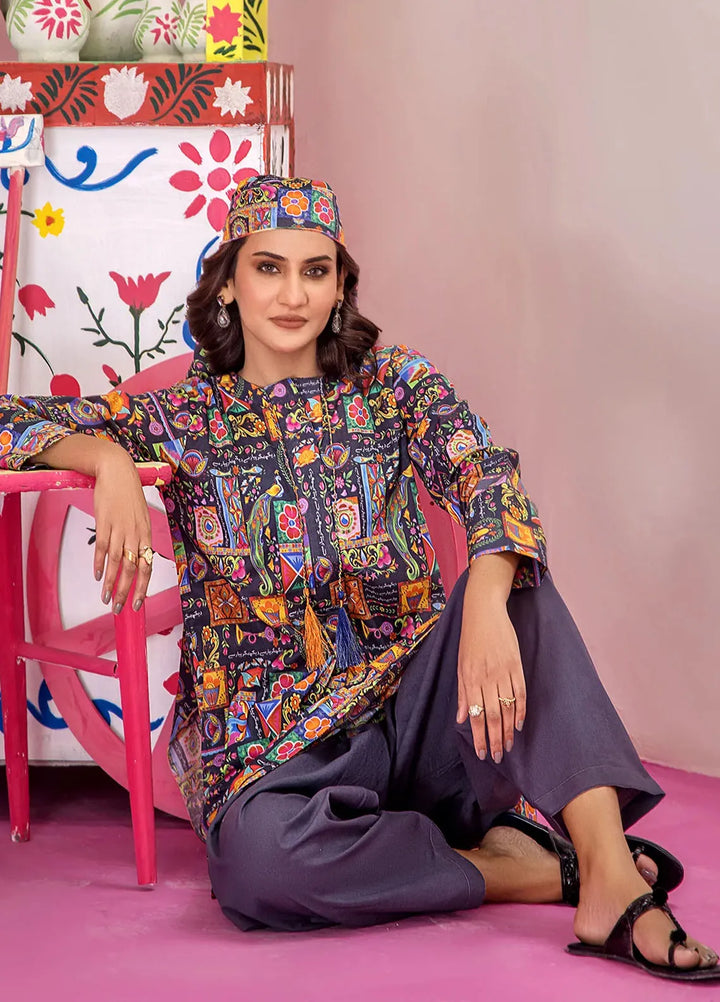 Retro Pret Printed Lawn 2 Piece Suit RBS09