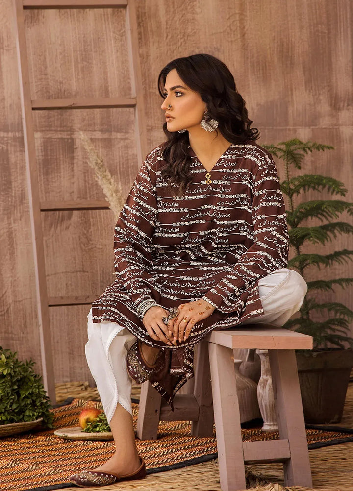 Retro Pret Printed Lawn Kurti RND05
