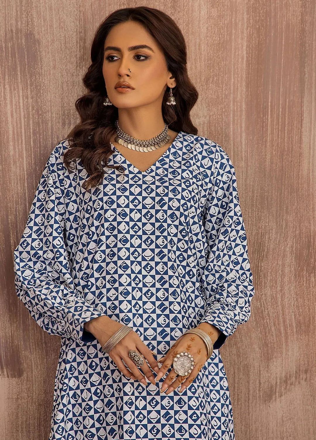 Retro Pret Printed Lawn Kurti RND07
