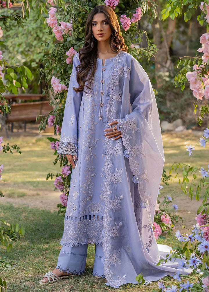 Reveerie by Florent Chikankari Lawn Suits Unstitched 3 Piece FL25RC FL-4A - Summer Collection