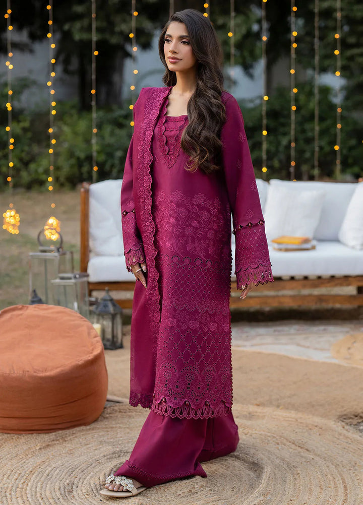 Reveerie by Florent Chikankari Lawn Suits Unstitched 3 Piece FL25RC FL-5A - Summer Collection