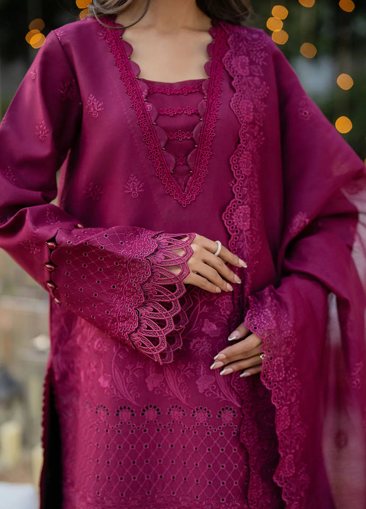 Reveerie by Florent Chikankari Lawn Suits Unstitched 3 Piece FL25RC FL-5A - Summer Collection