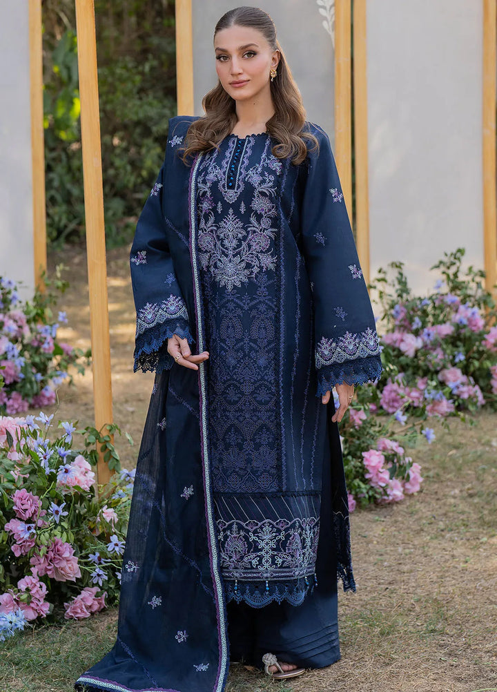 Reveerie by Florent Chikankari Lawn Suits Unstitched 3 Piece FL25RC FL-7 - Summer Collection