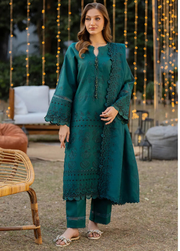 Reveerie by Florent Chikankari Lawn Suits Unstitched 3 Piece FL25RC FL-8A - Summer Collection