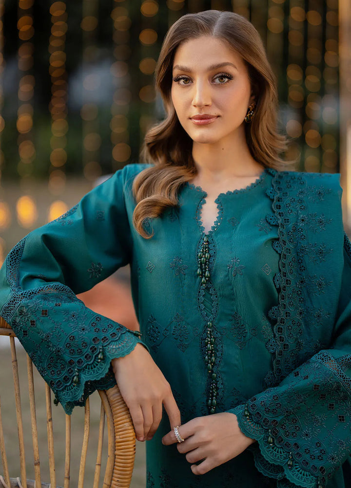 Reveerie by Florent Chikankari Lawn Suits Unstitched 3 Piece FL25RC FL-8A - Summer Collection