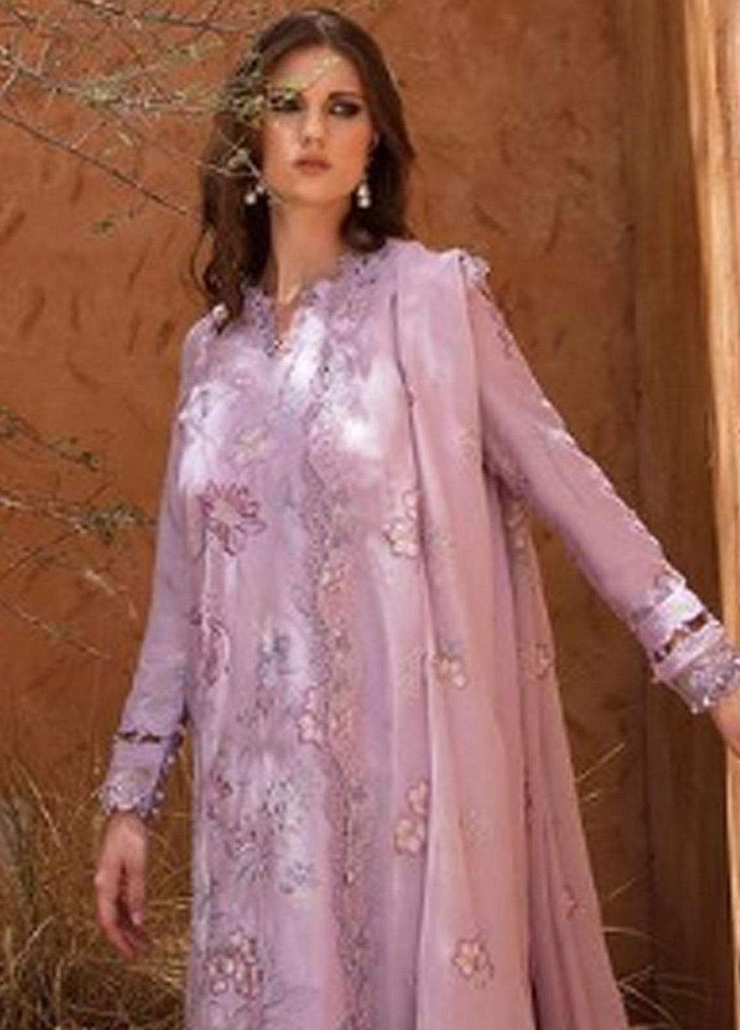 Rezene By Republic WomensWear Embroidered Lawn Suits Unstitched 3 Piece RW23R D-6A - Summer Collection