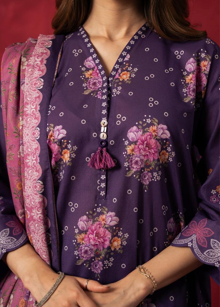 Zoe by Zeen RTW Printed Lawn 3 Piece Suit ZN26UZL WFM36604 - Casual Collection
