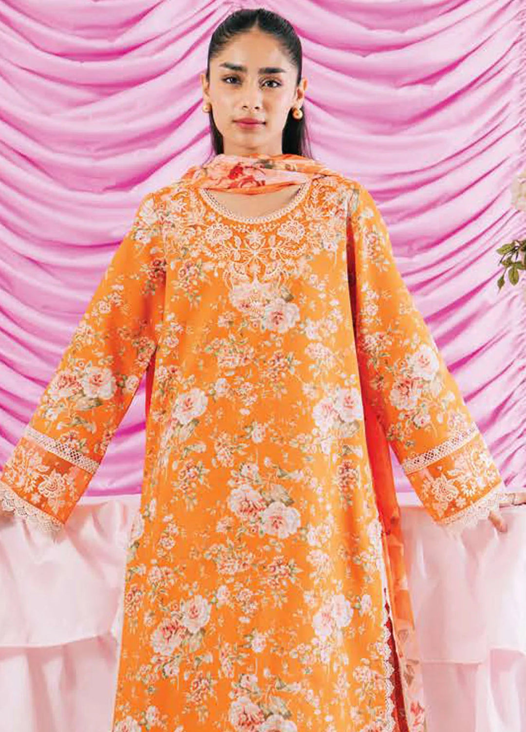 Rinesa By Ayzel Embroidered Lawn Suit Unstitched 3 Piece AAF24R D-02 Eli - Summer Collection