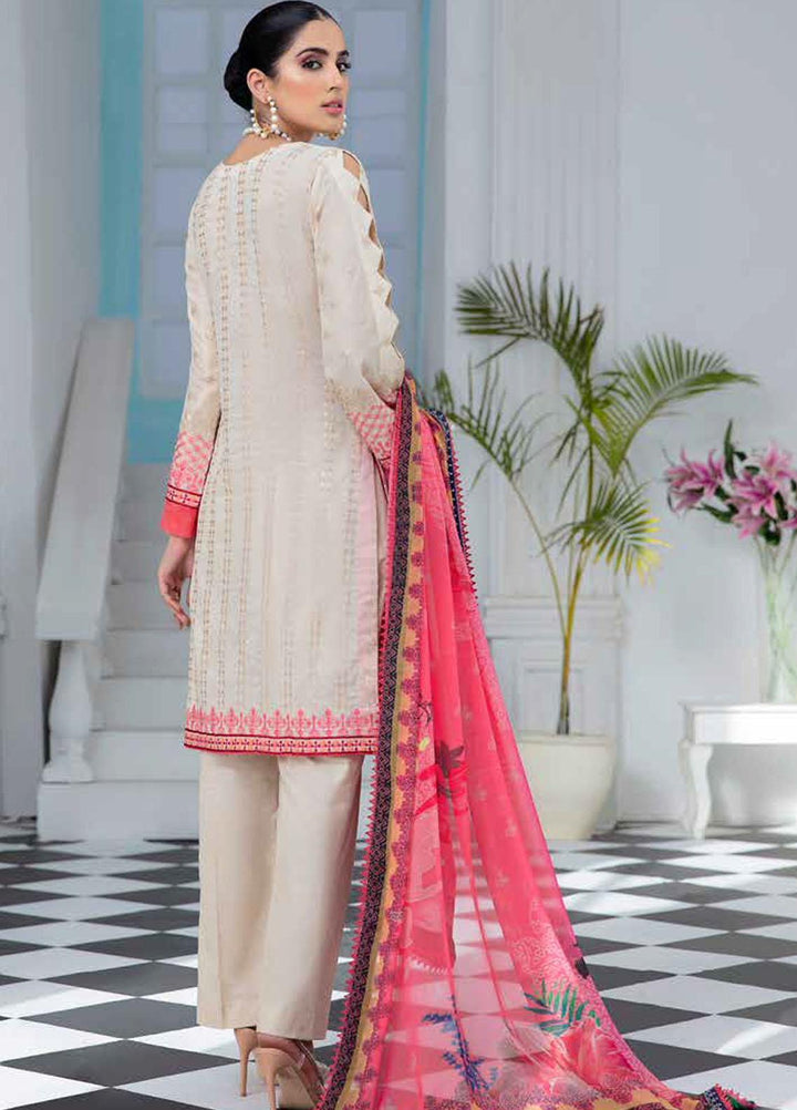 Riwaj by Banafsheh Embroidered Lawn Suits Unstitched 3 Piece BF21R RW-08 - Summer Collection