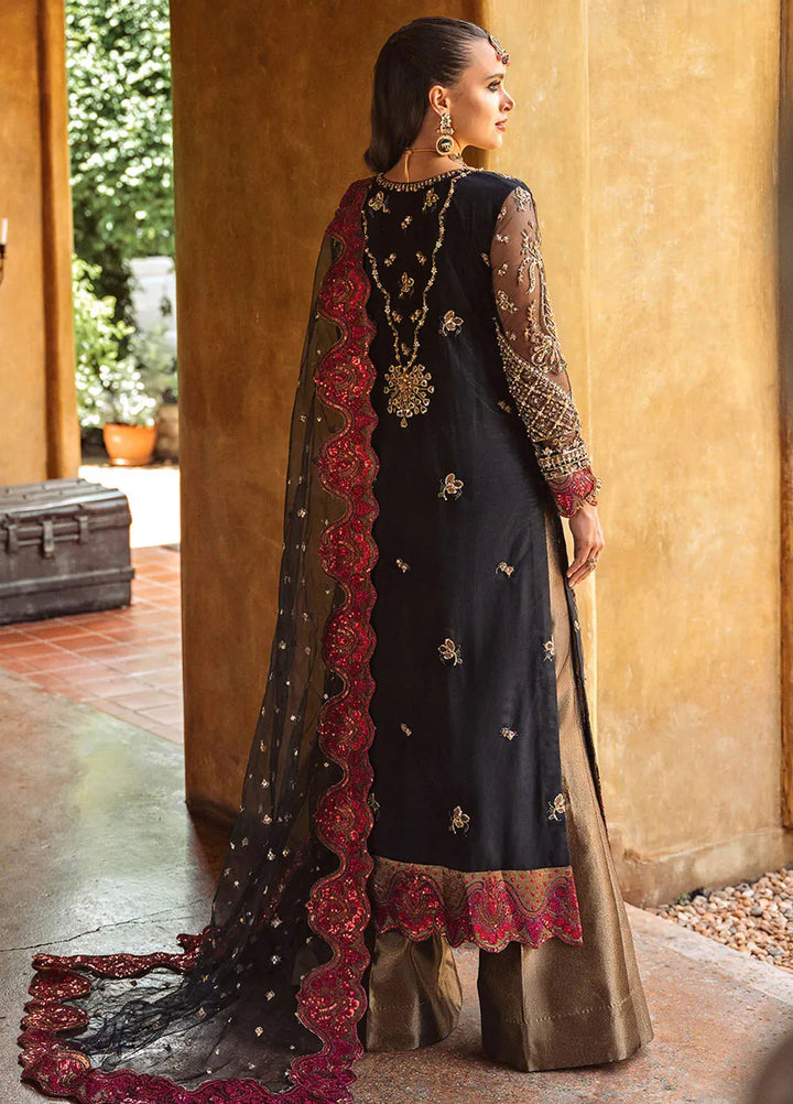 Riwayat by Maryum N Maria Embroidered Net Suits Unstitched 3 Piece MNM24RW Achala MW24-555 - Formal Collection