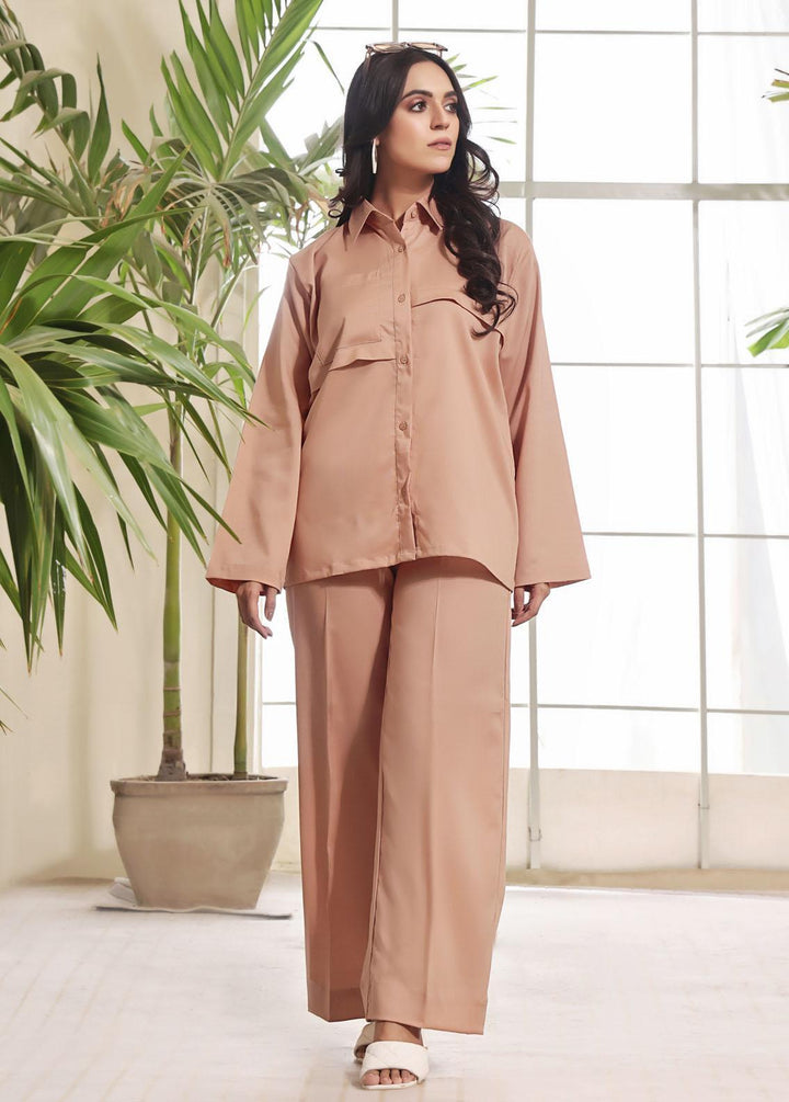 Robes Pret Western  2 Piece Suit Long Co-Ord Set Cashmere