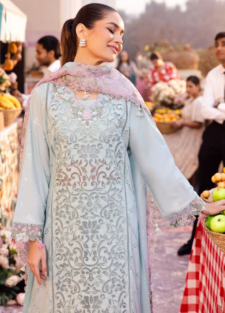 Roman Holiday By Sardinia Embroidered Lawn Suit Unstitched 3 Piece SRD24RH Celia SR208 - Luxury Collection