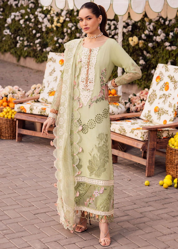 Roman Holiday By Sardinia Embroidered Lawn Suit Unstitched 3 Piece SRD24RH Fauna SR204 - Luxury Collection