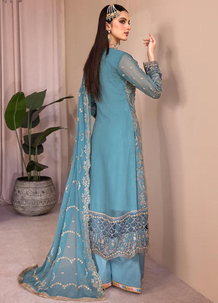 Romansiyyah By Emaan Adeel Embroidered Chiffon Suits Unstitched 3 Piece EA23RS Miyasa - Luxury Collection
