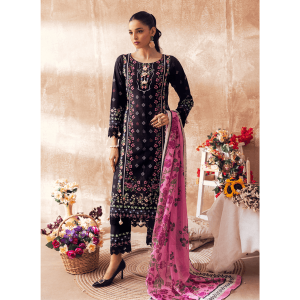 Liyana by Mashra RTW Printed Lawn 3 Piece Suit Rosa Casual Collection