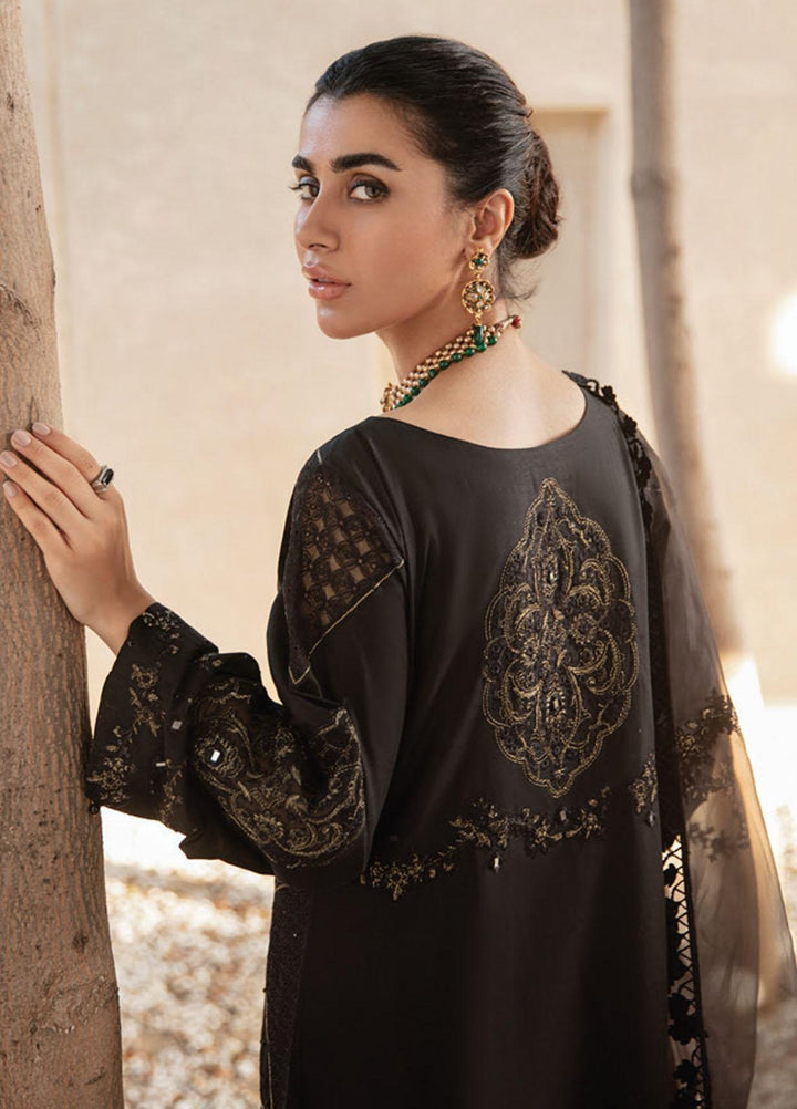 Rouche Embroidered Chikankari Suits Unstitched 3 Piece RCH21CH D-03 - Winter Collection