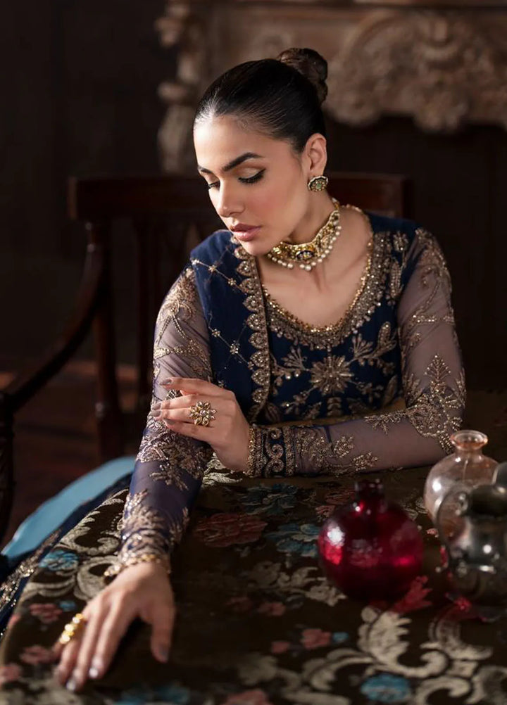 Rouge by Zarif Embroidered Net Suits Unstitched 3 Piece ZF24R ZRW 04 Lavinia - Wedding Collection