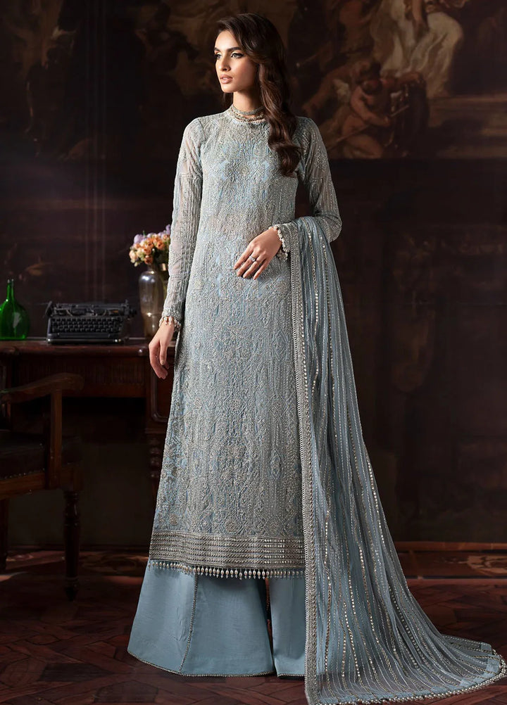 Rouge by Zarif Embroidered Net Suits Unstitched 3 Piece ZF24R ZRW 07 Cynthia - Wedding Collection