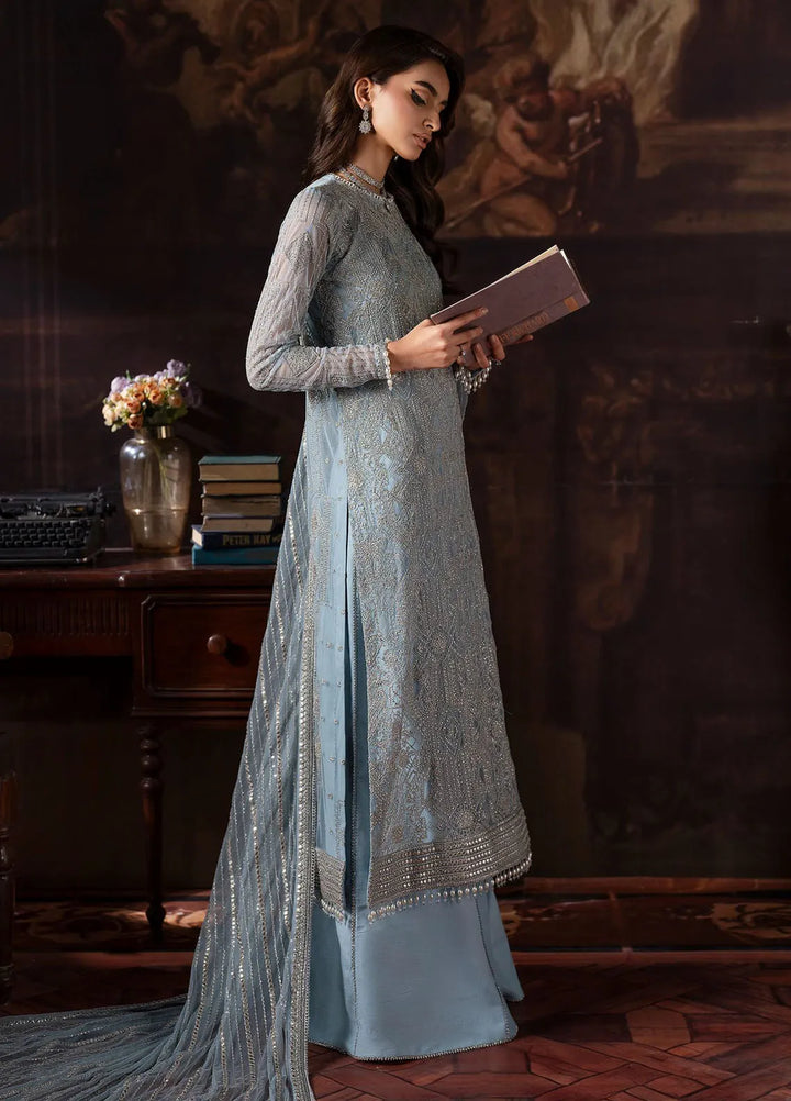 Rouge by Zarif Embroidered Net Suits Unstitched 3 Piece ZF24R ZRW 07 Cynthia - Wedding Collection