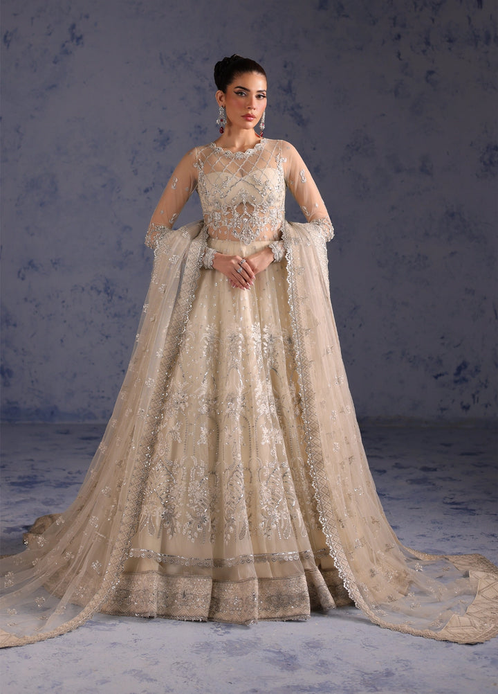 Amoris by Imran Ramzan Embroidered Net 4 Piece Suit Gloire d'Opera - Wedding Collection