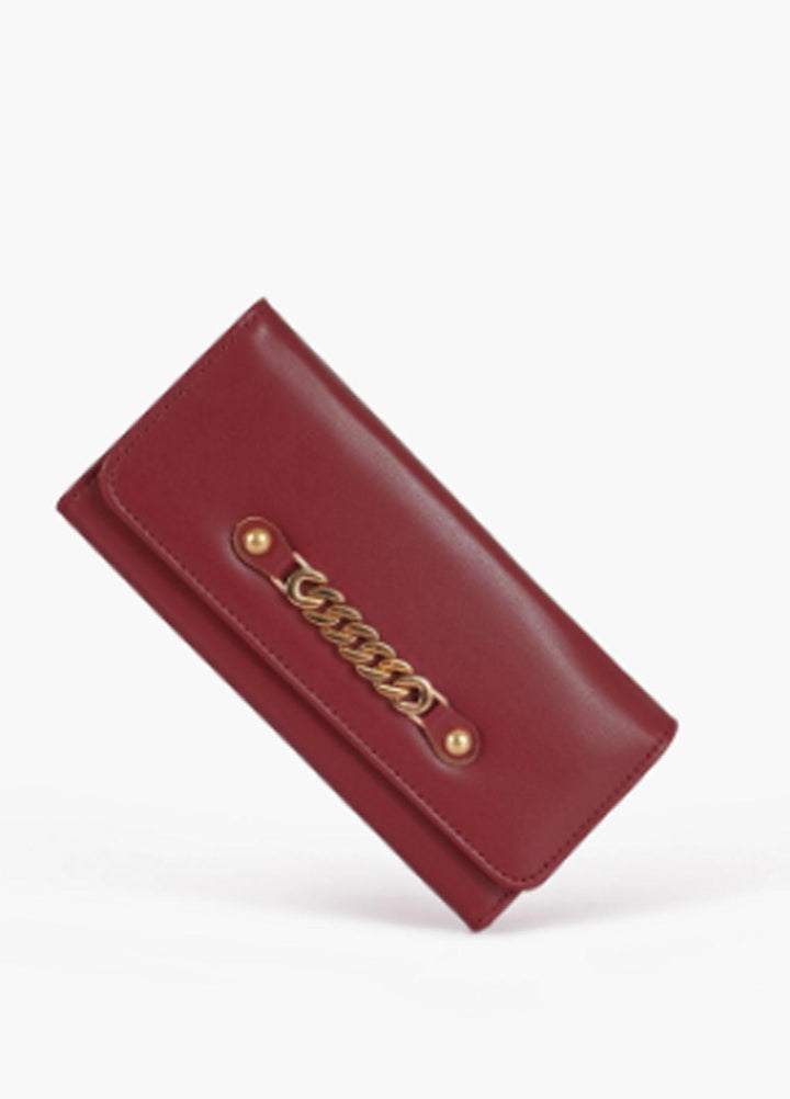 RTW Creation    Wallet RTW23WW 3FW-04 Maroon Three-Fold Wallet - Women Wallet Collection