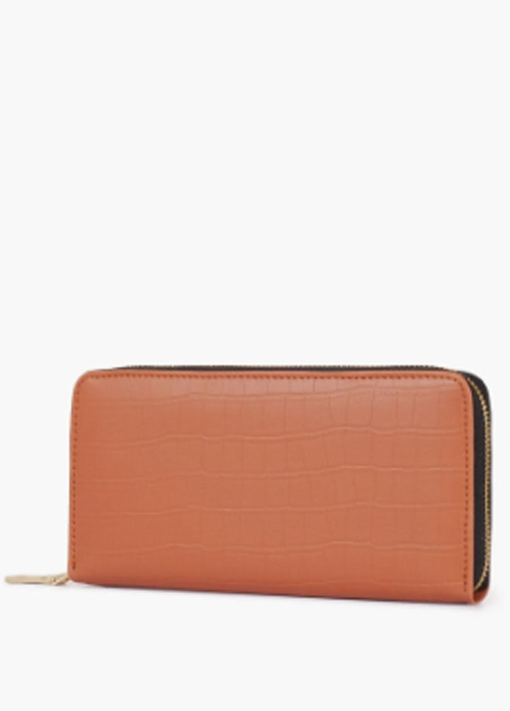 RTW Creation    Wallet RTW23WW WLT-08 Brown Crocodile Pattern Wallet - Women Wallet Collection