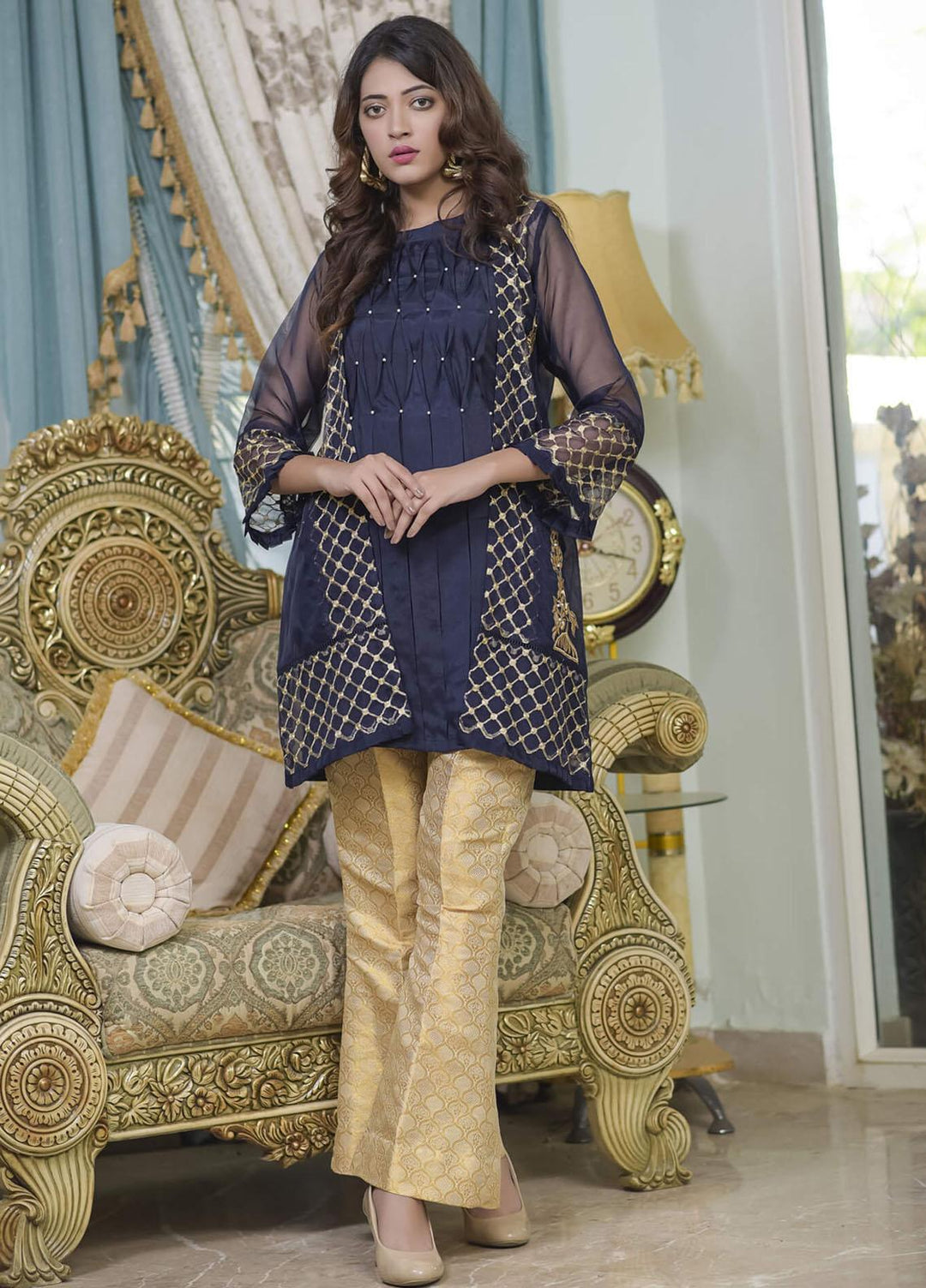 Rubys Couture Pret Party Wear Organza 2 Piece RC21RM 2401 Riwayat