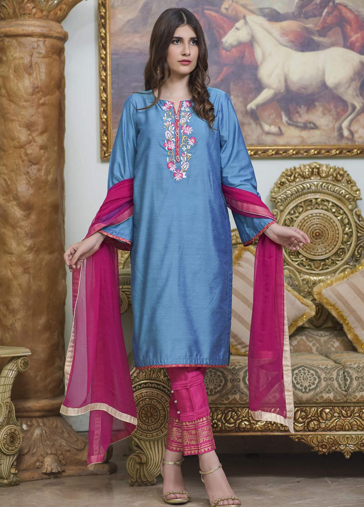 Rubys Couture Pret Party Wear Cotton Silk 2 Piece RC21RM 2402 Nazakat