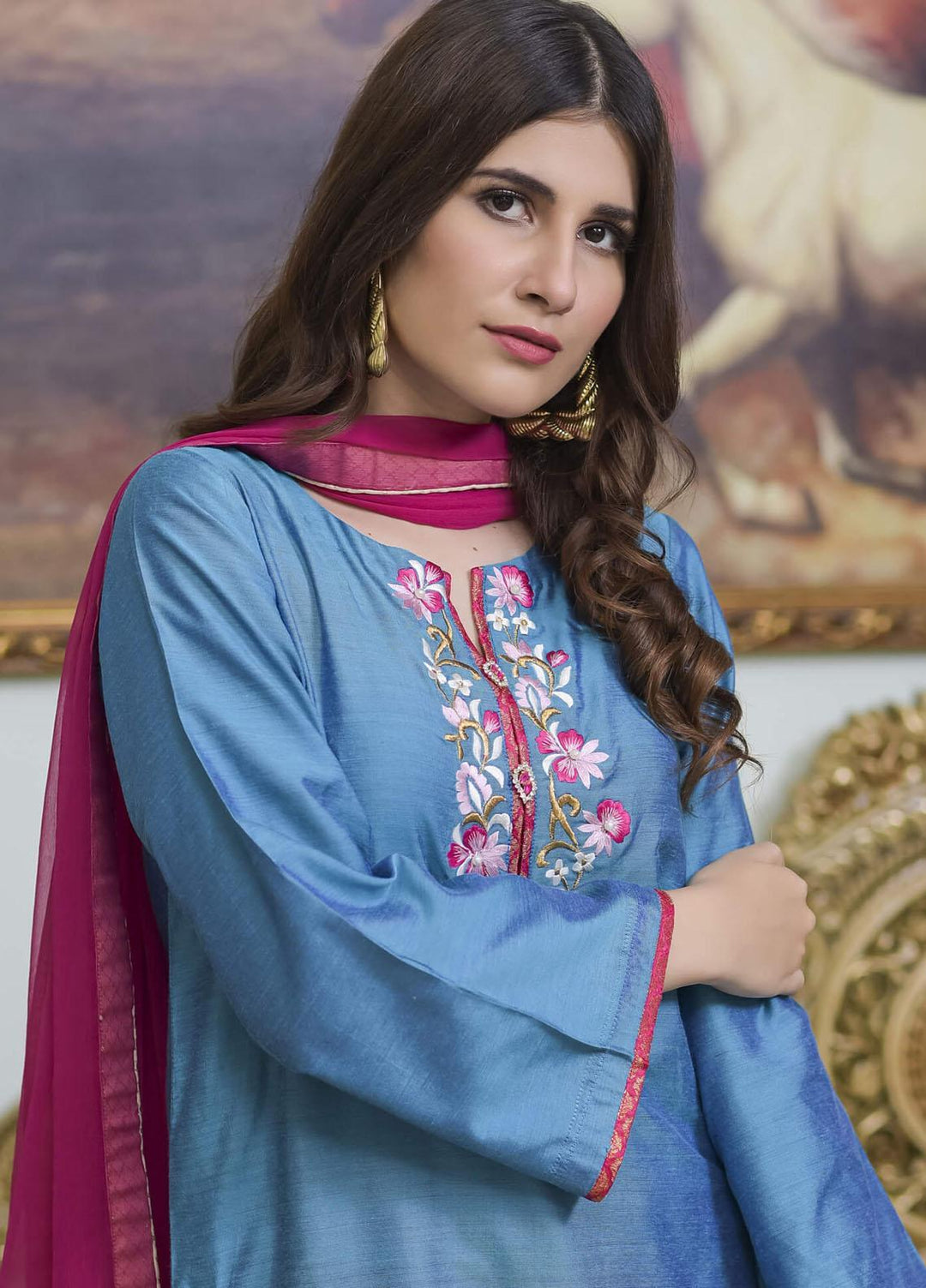 Rubys Couture Pret Party Wear Cotton Silk 2 Piece RC21RM 2402 Nazakat