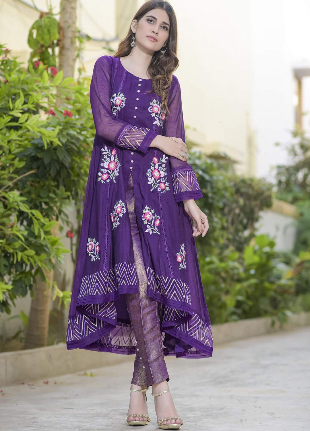 Rubys Couture Pret Party Wear Net 2 Piece RC21RM 2408 Tasveer-e-Aab
