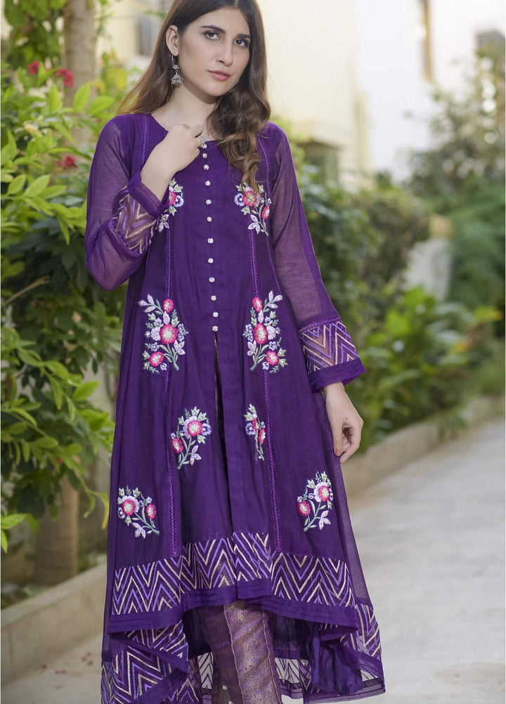Rubys Couture Pret Party Wear Net 2 Piece RC21RM 2408 Tasveer-e-Aab