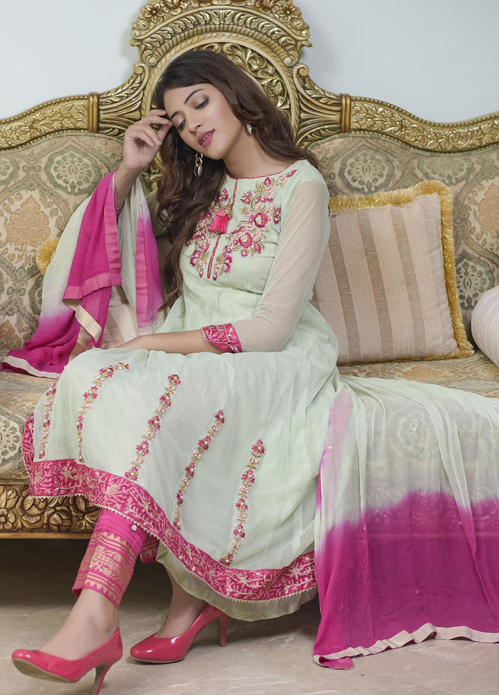 Rubys Couture Pret Party Wear Net 2 Piece RC21RM 2410 Afreen