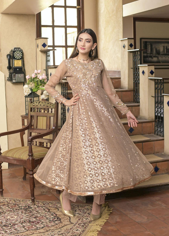 Rubys Couture Luxury Pret  Net 2 Piece Suit 2701 FASANA