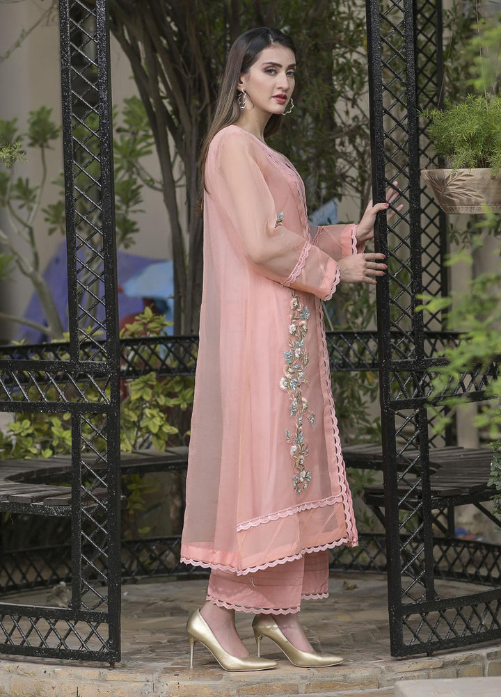 Rubys Couture Luxury Pret  Organza 2 Piece Suit 2705 RAQS