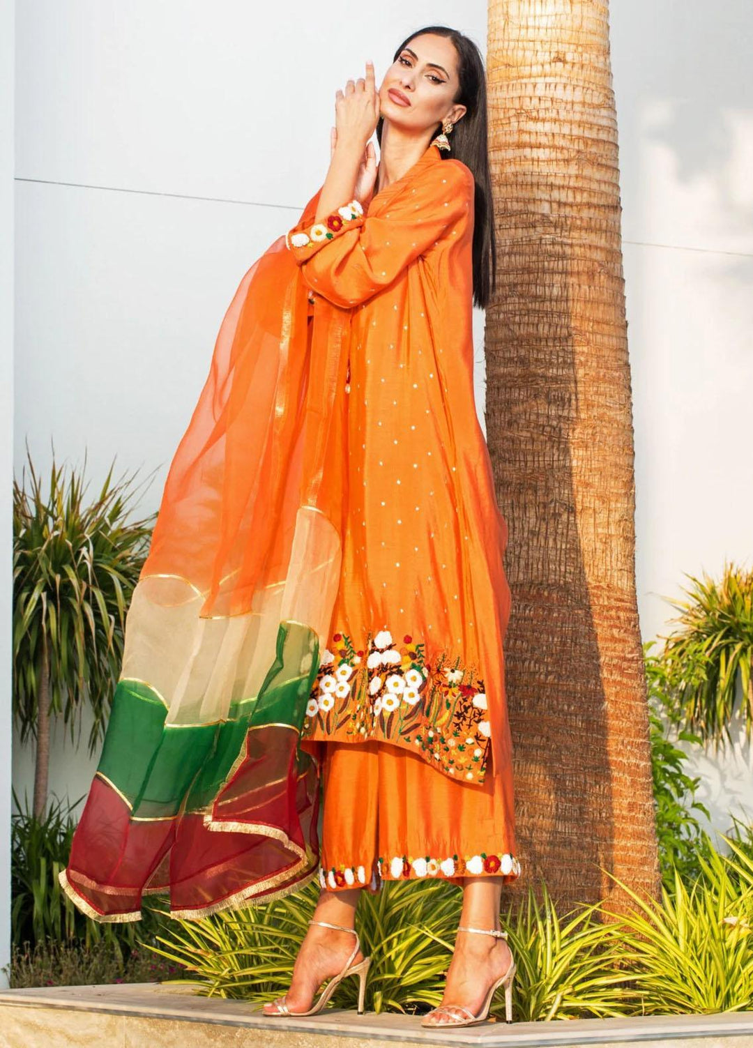 Farhat Inam Khan Pret  Silk 3 Piece FIK22RG FIK-029
