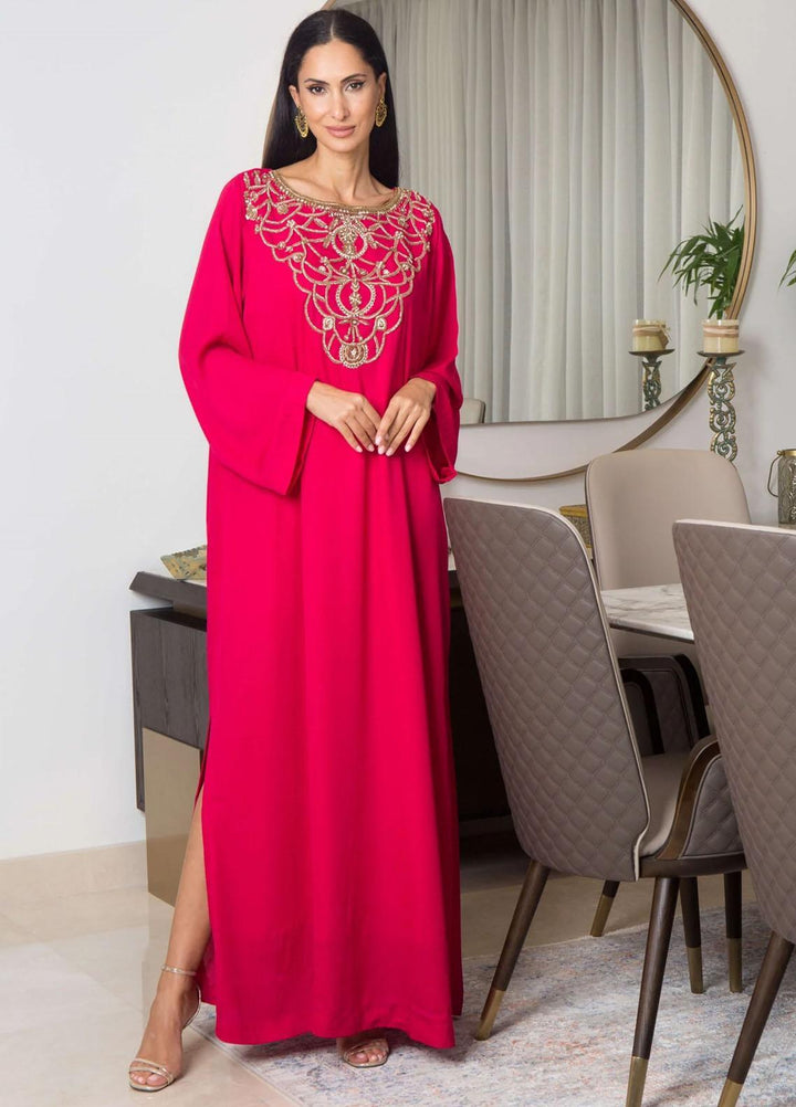 Farhat Inam Khan Pret  Georgette Kaftan FIK22RG FIK-032
