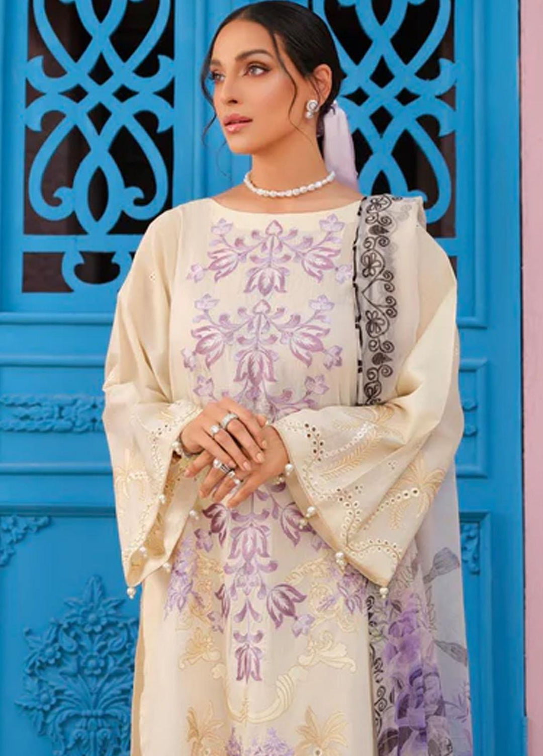 Rungraiz by Norans Embroidered Lawn Suits Unstitched 3 Piece NRS22UNS NLEC-PR 04 - Summer Spring Collection